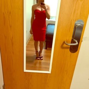 Teeze Me HOT Midi Bodycon Classy Red Dress 🌹
